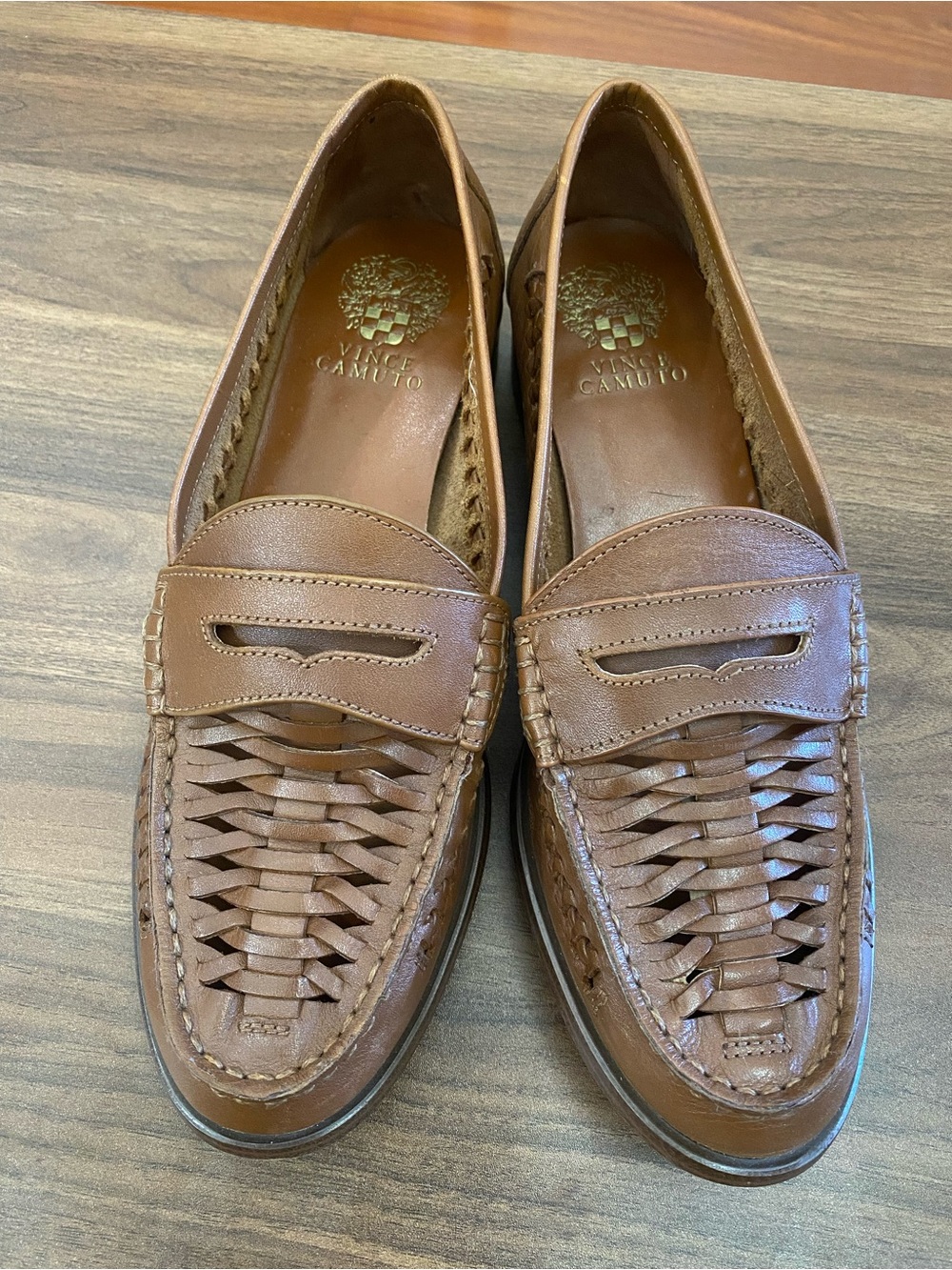 Vince Camuto Calie Loafer in Caramelo Brown Size 9/9.5 EU 40